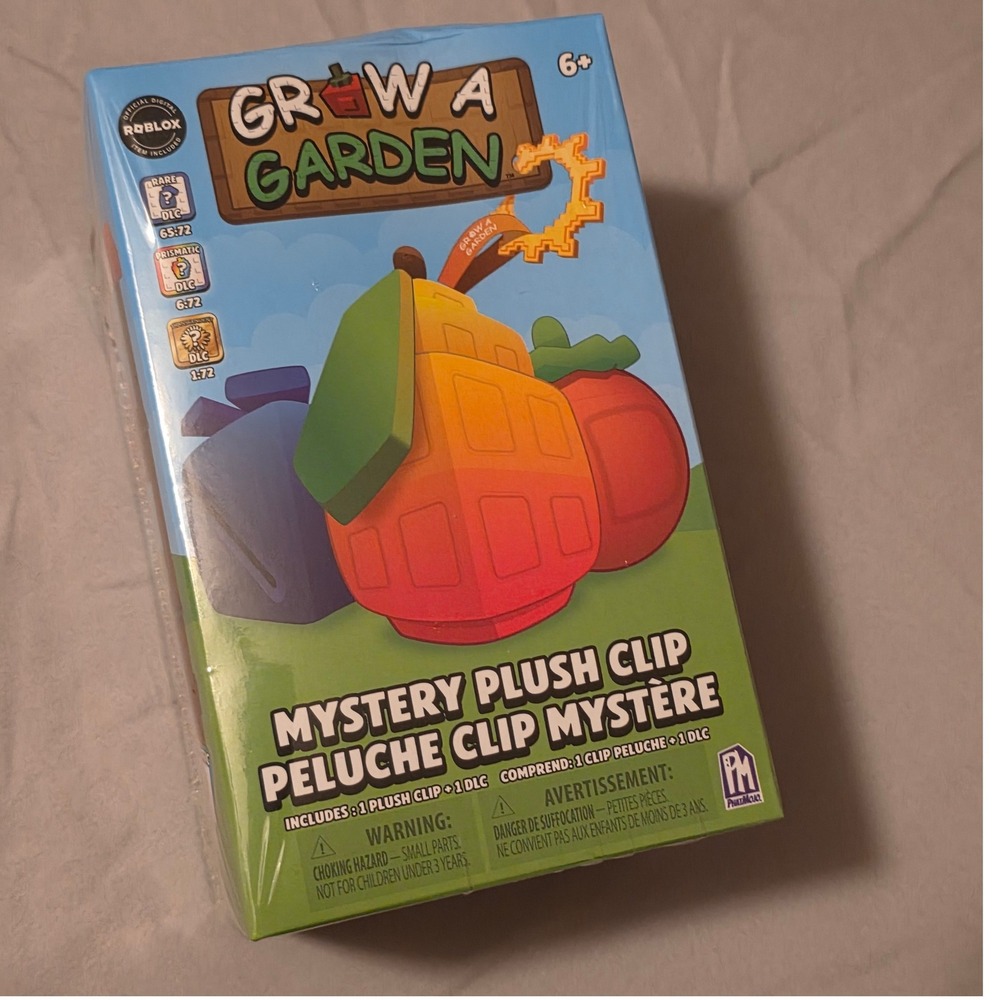 Roblox Grow a Garden Mystery Plush Clip PhatMojo New Sealed